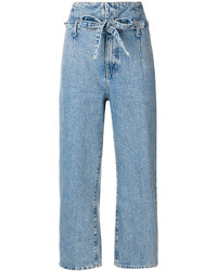 Current/Elliott Corset Cropped Jeans