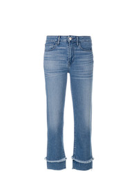 3x1 Cropped Frayed Detail Jeans