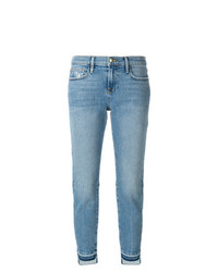 Frame Denim Cropped Straight Jeans