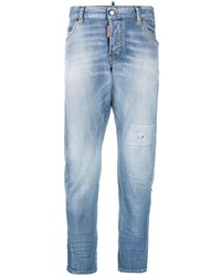 DSQUARED2 Cropped Straight Leg Jeans