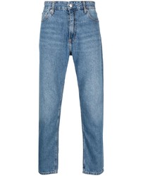 Calvin Klein Jeans Cropped Straight Leg Jeans