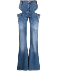 EGONlab Cut Out Detail Cotton Jeans