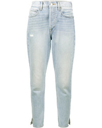 Frame Denim Le Original Pale Blue High Waisted Straight Leg Jeans