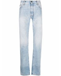 Off-White Diag Slim Jeans Bleach Blue White