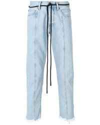 Off-White Diagonal Panelled Jeans