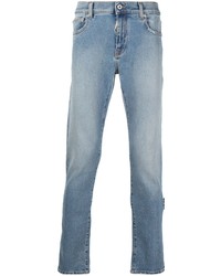 Off-White Diagonal Stripe Skinny Jeans
