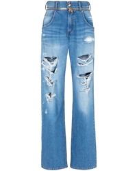 Balmain Distressed Effect Finish Jeans