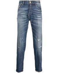 PT TORINO Distressed Mid Rise Slim Fit Jeans