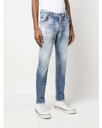 DSQUARED2 Distressed Slim Cut Jeans