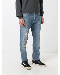 Philipp Plein Distressed Slim Jeans