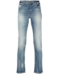 7 For All Mankind Distressed Straight Leg Jeans