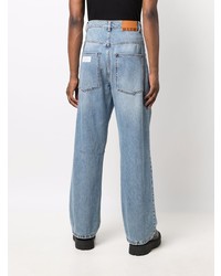 MSGM Distresses Effect Loose Fit Jeans