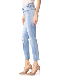 L'Agence El Matador French Slim Destrcuted Raw Hem Jeans