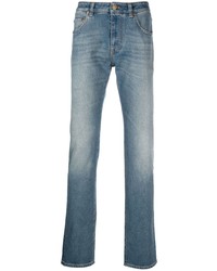 Etro Embroidered Faded Wash Detail Jeans