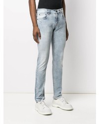 Etro Embroidered Light Wash Jeans