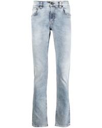 Etro Embroidered Light Wash Jeans