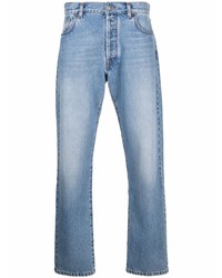 Moschino Embroidered Logo Straight Leg Jeans