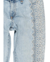 Rag & Bone Embroidered Skinny Jeans
