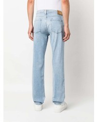 Paige Faded Effect Straight Leg Jeans