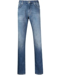 Emporio Armani Faded Effect Straight Leg Jeans