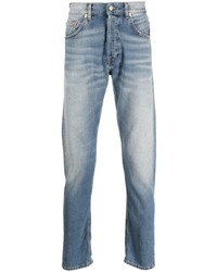 Dondup Faded Effect Straight Leg Jeans