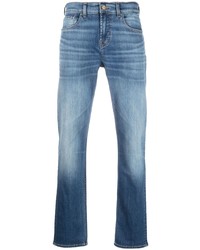 7 For All Mankind Faded Straight Leg Jeans