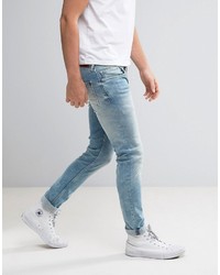Pepe Jeans Finsbury Slim Fit Jeans In Light Wash