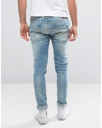 Pepe Jeans Finsbury Slim Fit Jeans In Light Wash