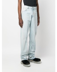 424 Gathered Detailing Straight Leg Jeans