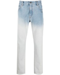Off-White Gradient Wash Slim Cut Jeans