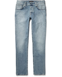 Nudie Jeans Grim Tim Washed Organic Stretch Denim Jeans