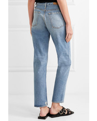 Grlfrnd Helena High Rise Straight Leg Jeans