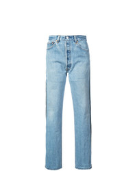 RE/DONE High Rise Ankle Crop Side Zipper Jeans