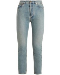 Valentino High Rise Cropped Jeans