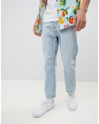 Cheap Monday In Law Tapered Jeans Pixel Blue