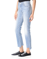 Mother Insider Crop Two Step Fray Jeans