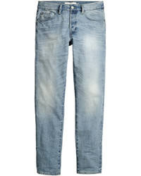 H&M Jeans Tapered Fit Light Denim Blue