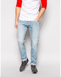 Replay Jeans Waitom Straight Fit Light Beach Wash