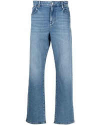 Karl Lagerfeld Kl Logo Mid Rise Straight Jeans