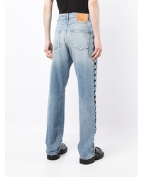 Martine Rose Laced Detail Straight Leg Jeans