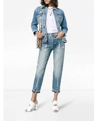 Frame Denim Le Original Zip Front Jeans