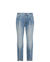 Frame Denim Le Original Zip Front Jeans
