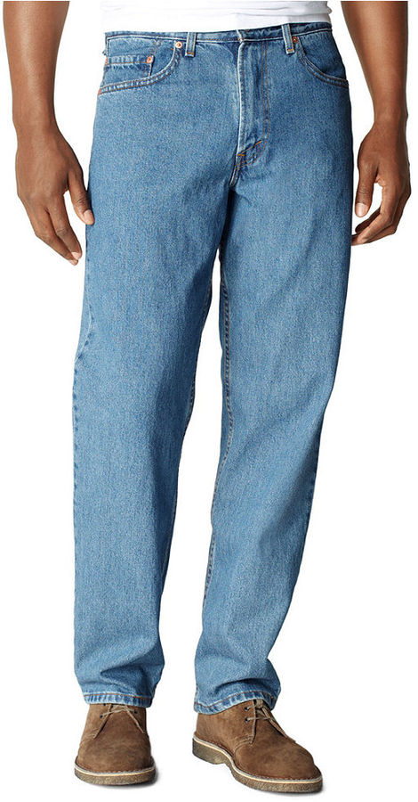 Levi's Big And Tall 550 Relaxed Fit Medium Stonewash Jeans | Where to ...