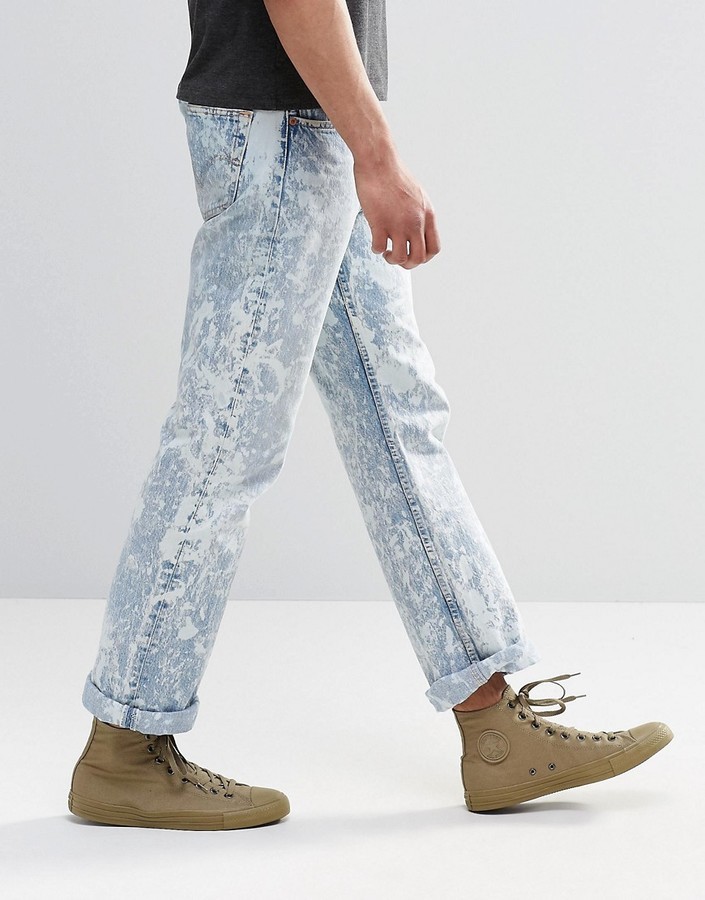 Levis 501 cheap acid wash