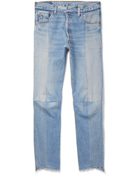 Vetements Levis Slim Fit Panelled Denim Jeans