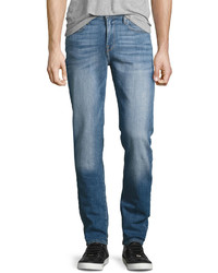 Frame Lhomme Classic Straight Leg Jeans Craters