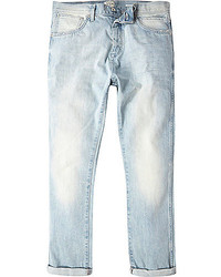 River Island Light Wash Chester Tapered Jeans