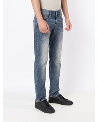 Armani Exchange Logo Patch Slim Fit Jeans