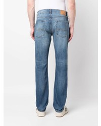 7 For All Mankind Logo Patch Straight Leg Jeans