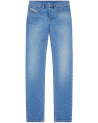Diesel Logo Patch Tapered Leg Jeans